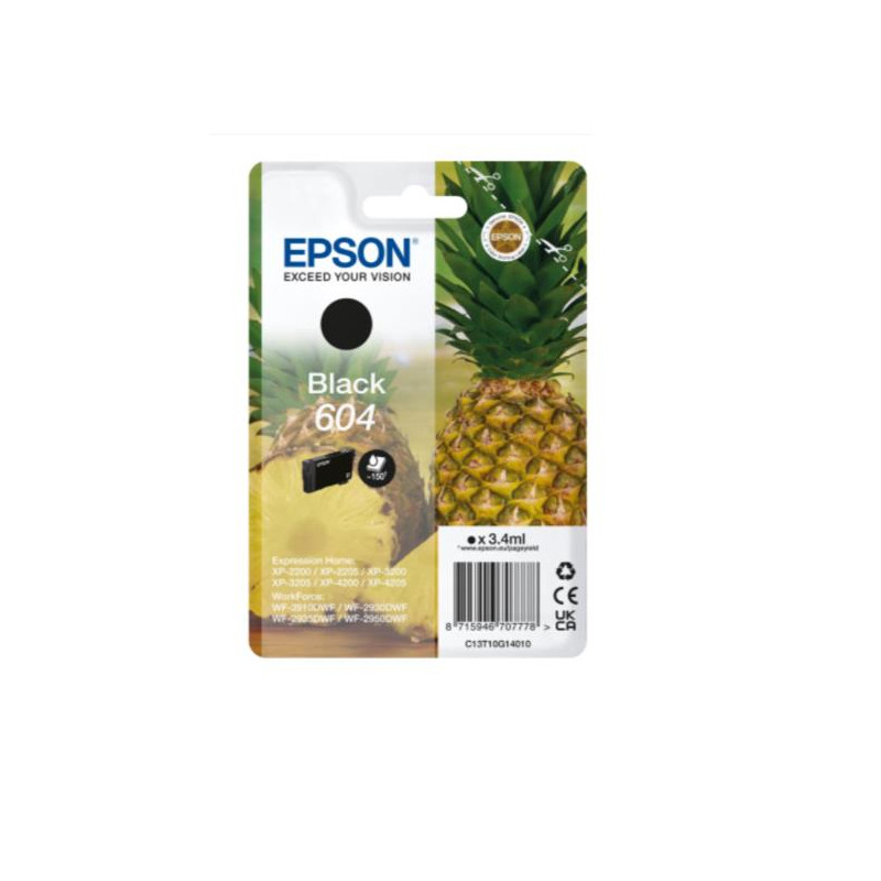 Epson cartuccia nera 604 ananas