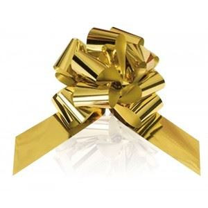 Gran fiocco 50 mm oro metallizzato