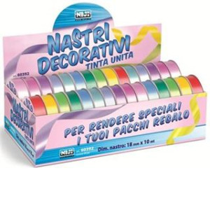 Nastrino 18mmx10mt tinte tenui