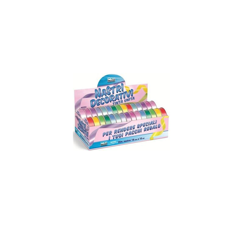 Nastrino 18mmx10mt tinte tenui