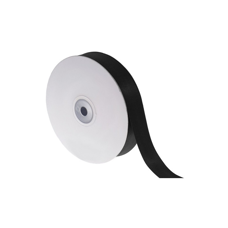 Nastrino in raso 25mmx50mt nero