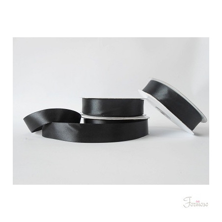 Nastrino in raso 40mmx50mt nero