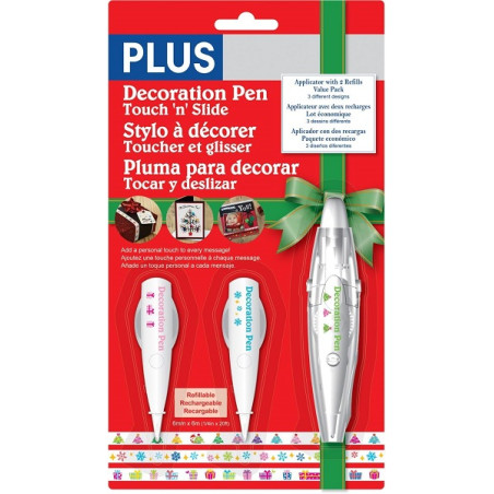 Nastro adesivo decorativo a penna - 3pz