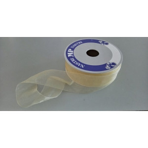 Nastro shining organza 25mmx50mt crema