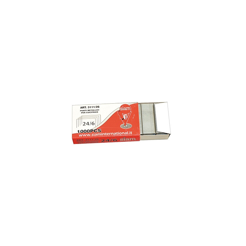 Punti 24/6 1000pz 2-30fg