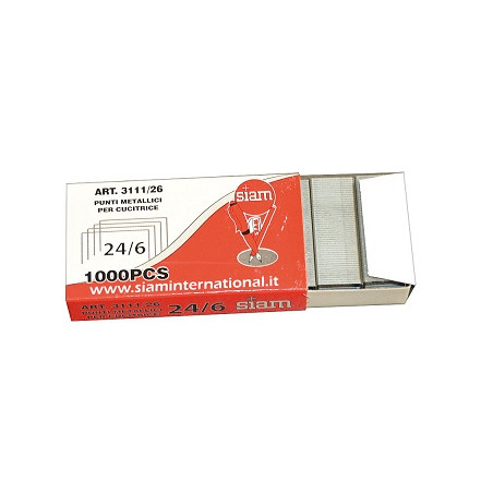 Punti 24/6 1000pz 2-30fg