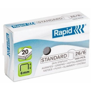 Punti Rapid 126 26/6 1000pz (sc.da 20)