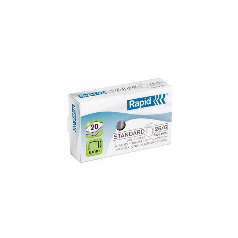Punti Rapid 126 26/6 1000pz (sc.da 20)