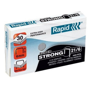 Punti Rapid 21/6 x S21 Rapid Super Strong 1000pz