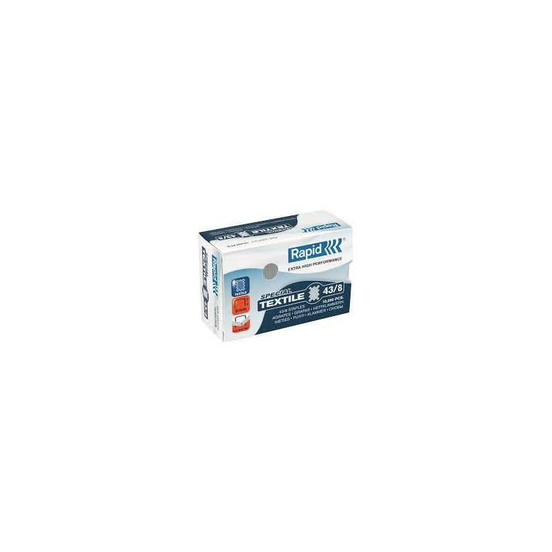 Punti Rapid 43/8 textile 10m 10000pz