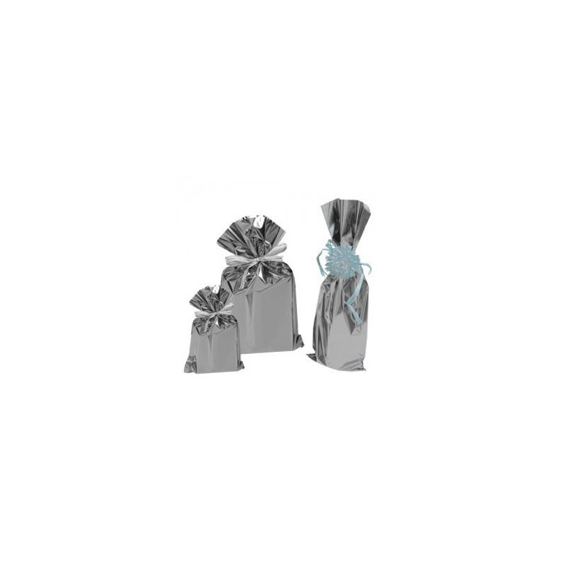 Sacchetti Metal Argento 16x25 50pz