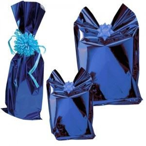 Sacchetti Metal Blu 12x17 50pz
