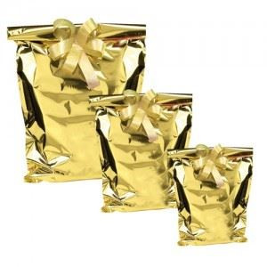 Sacchetti Metal Oro 12x17 50pz
