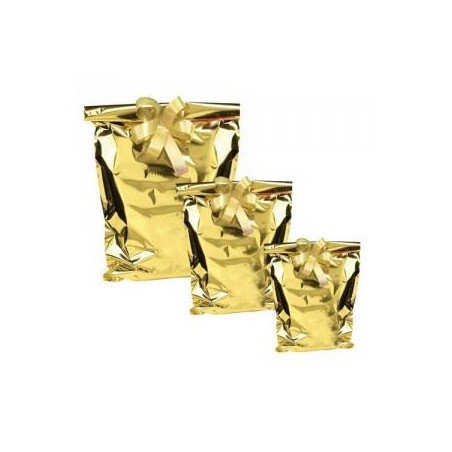 Sacchetti Metal Oro 8x15 50pz