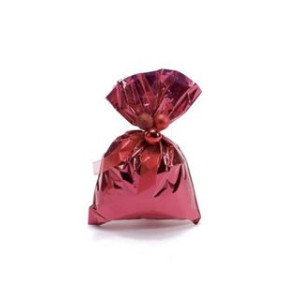 Sacchetti Metal Rosso 16x25 50pz
