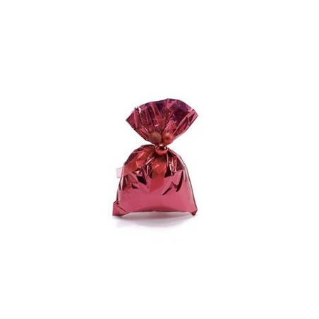 Sacchetti Metal Rosso 16x25 50pz