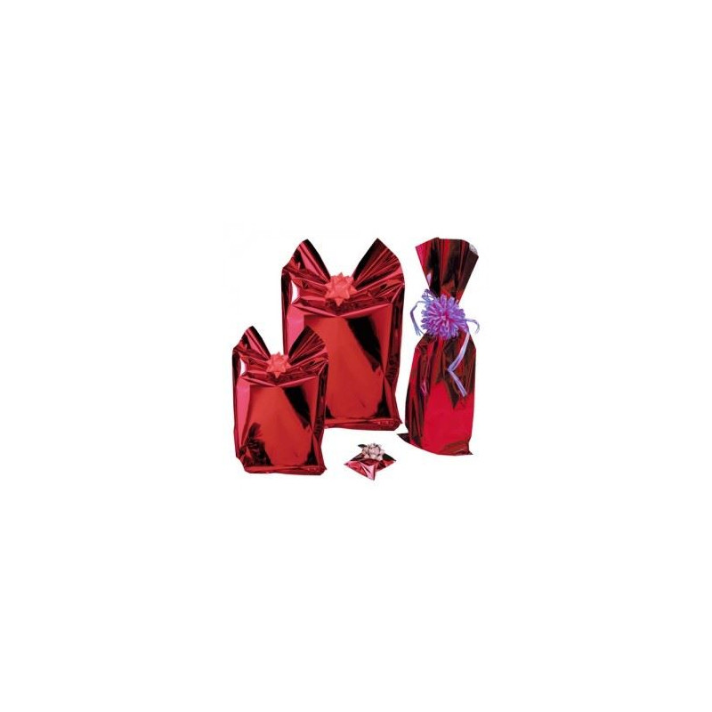 Sacchetti Metal Rosso 35x50 50pz