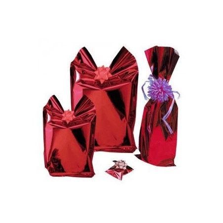 Sacchetti Metal Rosso 8x15 50pz