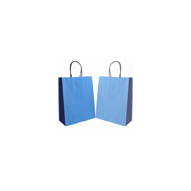 Shopper in carta celeste 18x24