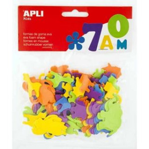 Animali in gomma eva assort. 100pz