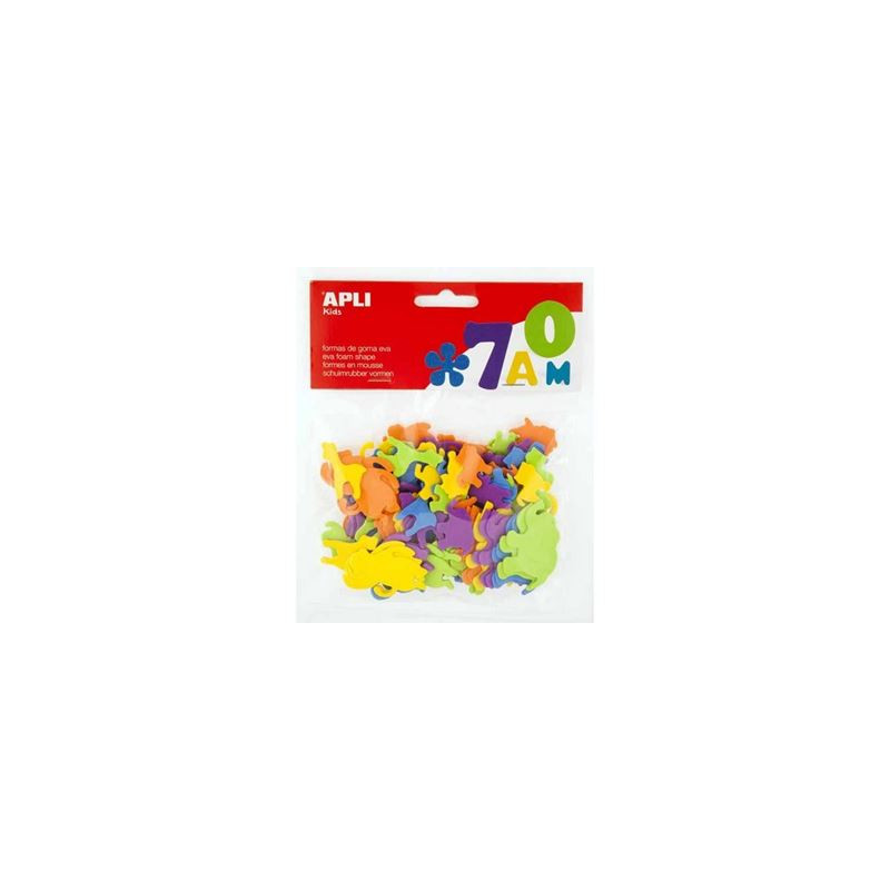 Animali in gomma eva assort. 100pz