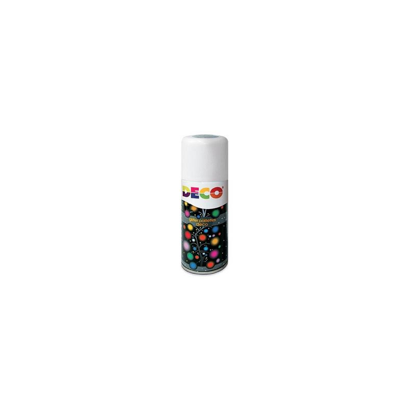 Bomboletta spray argento glitter 150ml