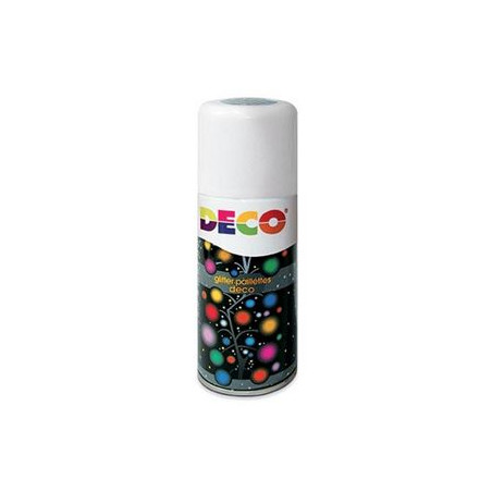 Bomboletta spray argento glitter 150ml