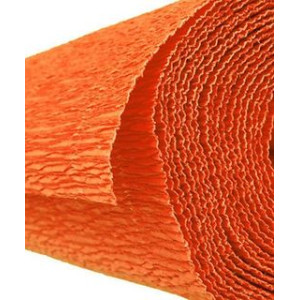 Carta crespa 180gr arancio 50x250