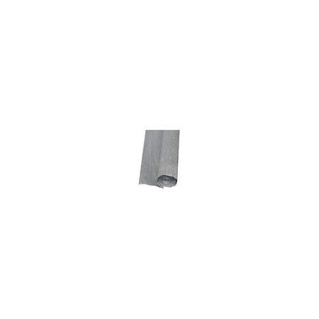 Carta crespa metallizzata argento  50x150