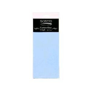 Carta velina celeste 5pz