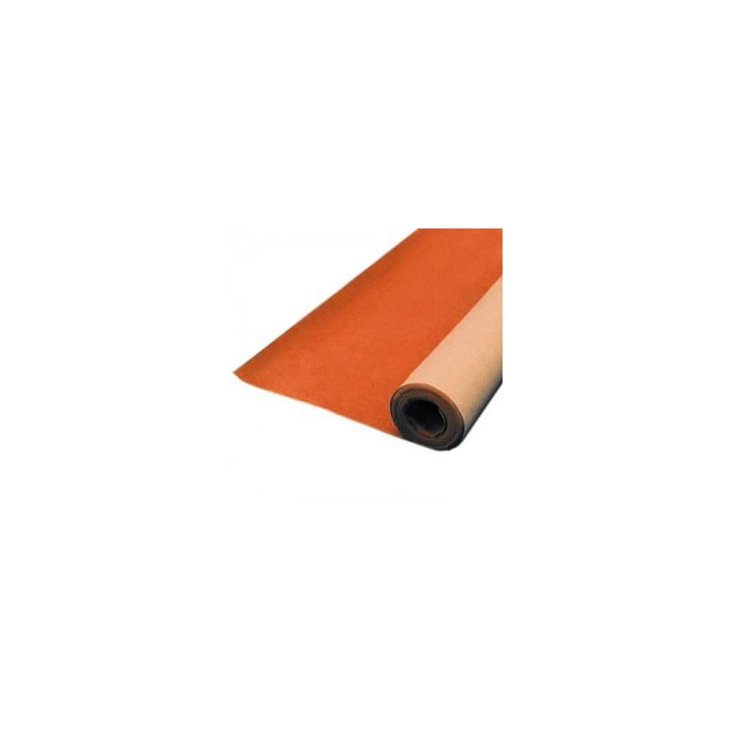 Carta velluto semplice arancio 5mtx70cm