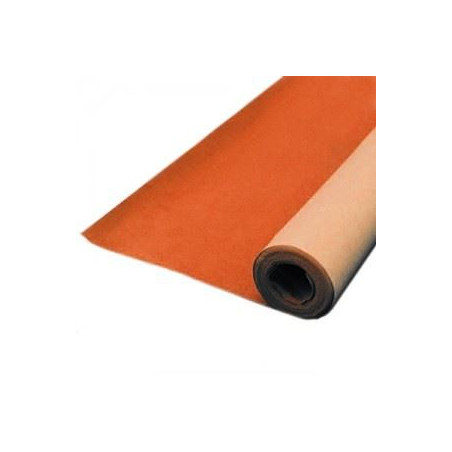 Carta velluto semplice arancio 5mtx70cm