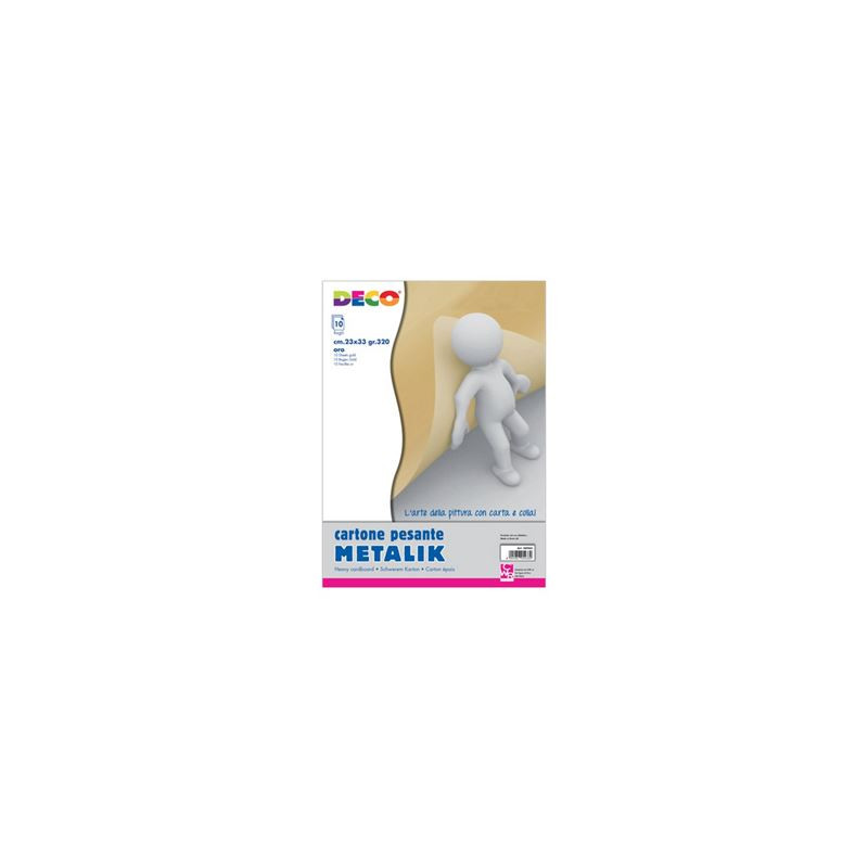 Cartoncino 2333 Oro metallizzato 320gr (a pz bl 10fg)