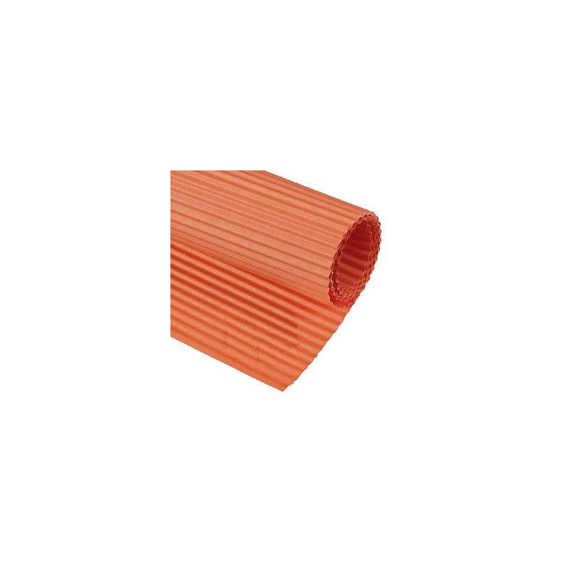 Cartoncino ondulato arancio chiaro