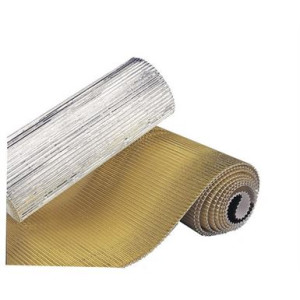 Cartoncino ondulato metallizzato argento