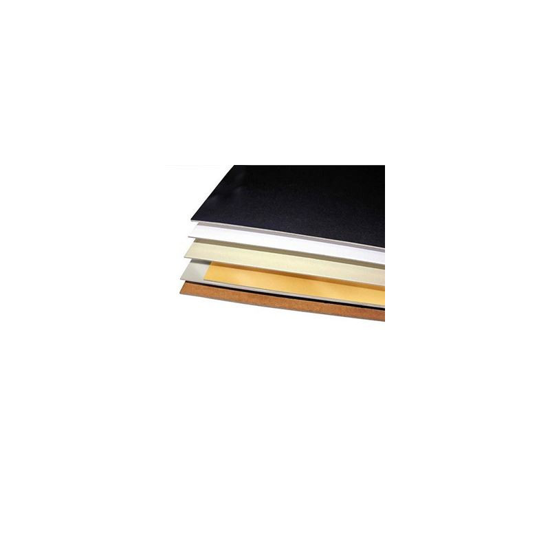 Cartoncino pressato pesante nero 50x70 mm.1,5
