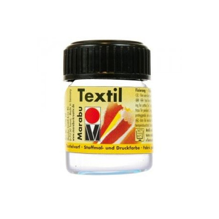 Colori Marabu per tessuto bianco da 15ml