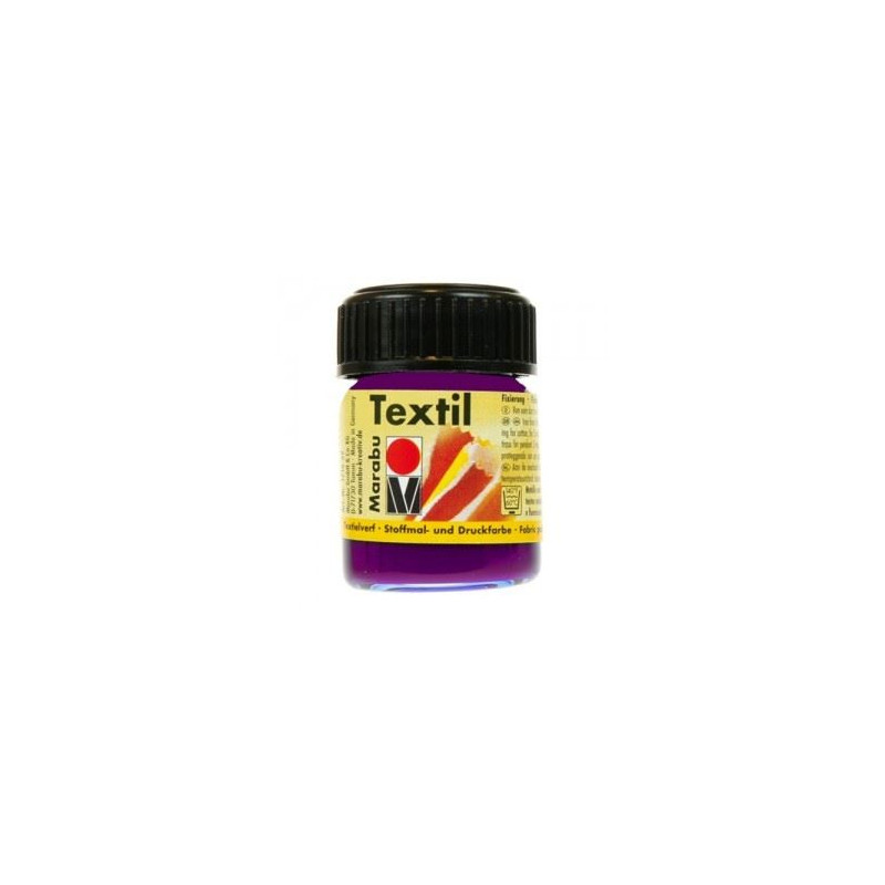 Colori Marabu per tessuto lilla da 15ml