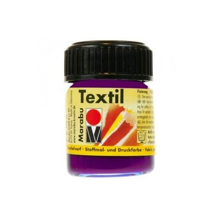 Colori Marabu per tessuto lilla da 15ml