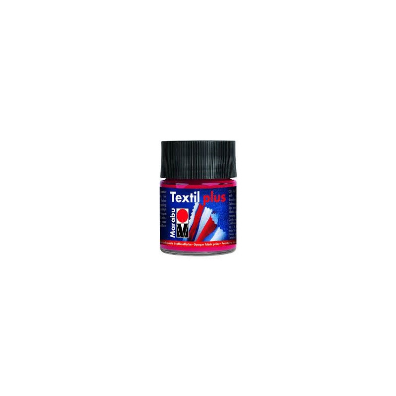 Colori Marabu per tessuto rosso carminio da 15ml