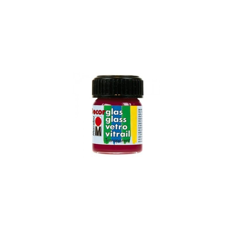 Colori Marabu per vetro bordeaux da 15ml