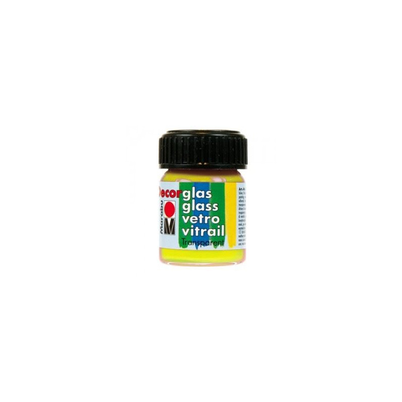 Colori Marabu per vetro giallo da 15ml