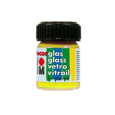 Colori Marabu per vetro giallo da 15ml