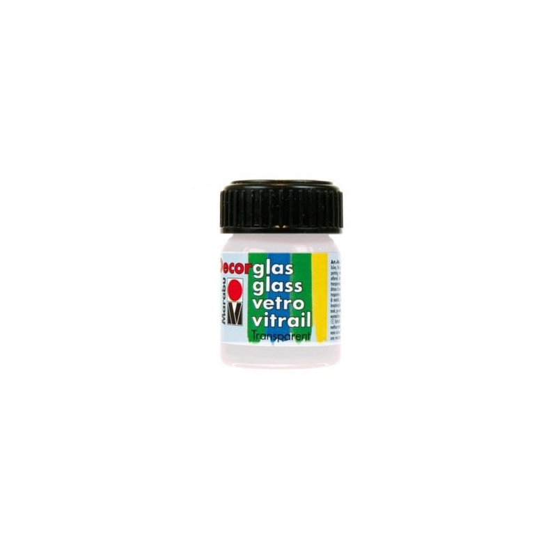Colori Marabu per vetro trasparente da 15ml