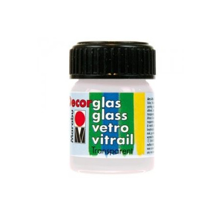 Colori Marabu per vetro trasparente da 15ml