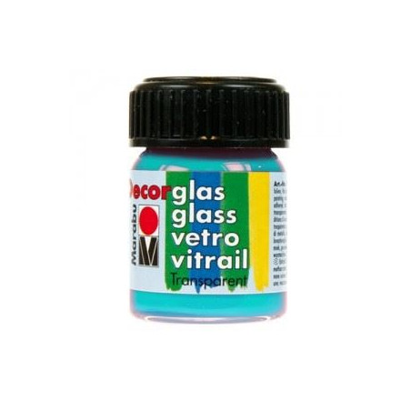 Colori Marabu per vetro turchese da 15ml