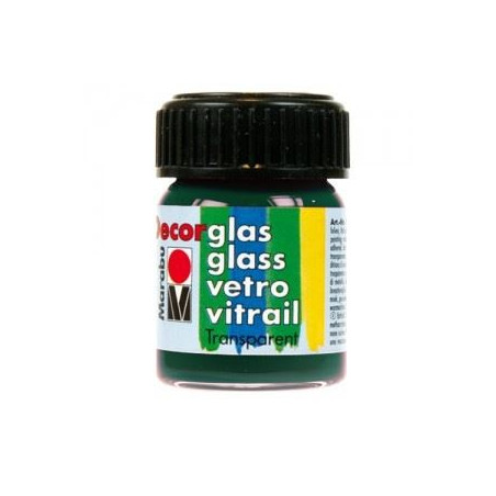 Colori Marabu per vetro verde reseda da 15ml