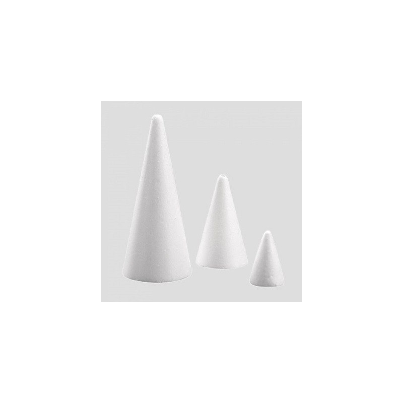Cono in polistirolo espanso h 7x12