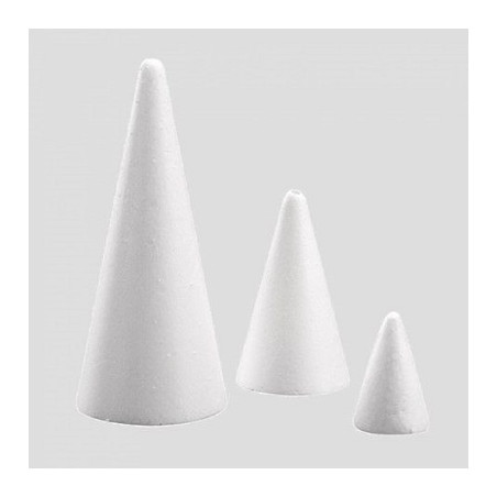Cono in polistirolo espanso h 7x12