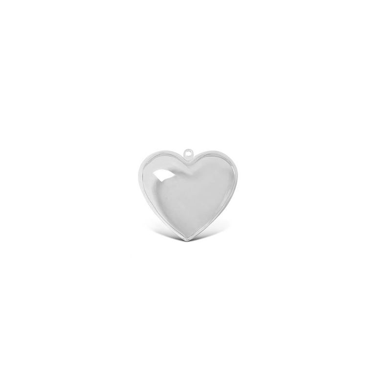 Cuore in kristal 3d cm.8